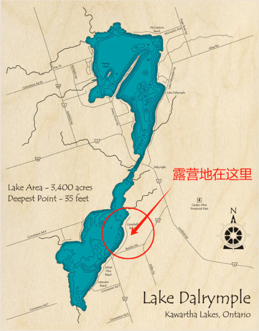 加拿大国际文化交流营地（露营之家达尔鳞波湖营地）(图3)